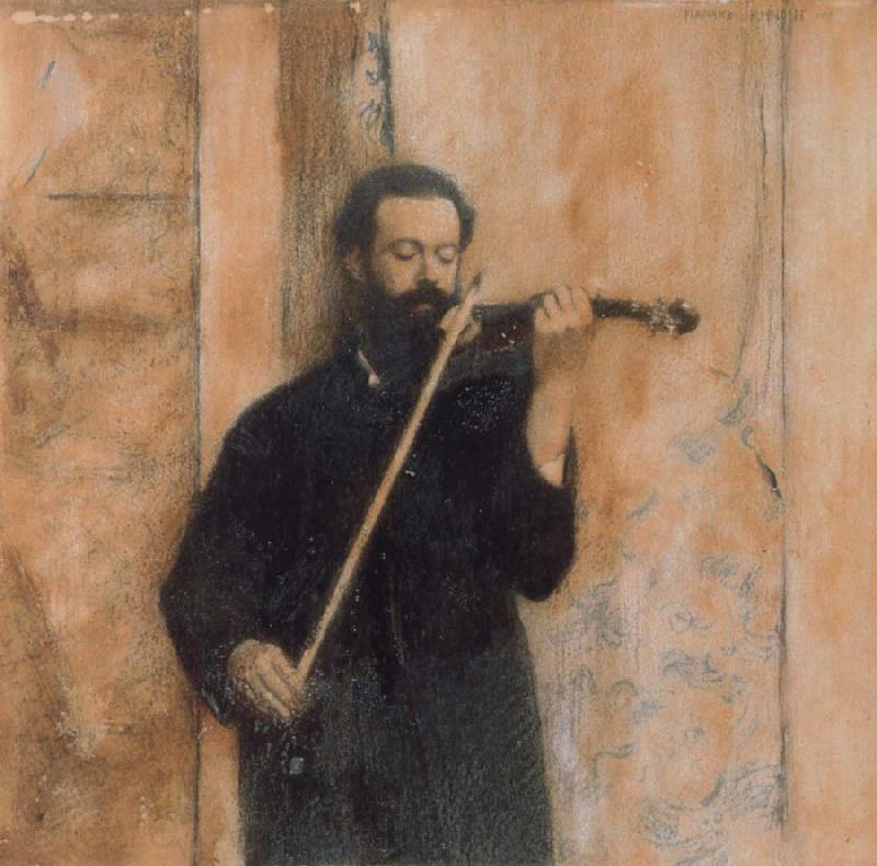 Fernand Khnopff Portrait of Achille Lerminiaux